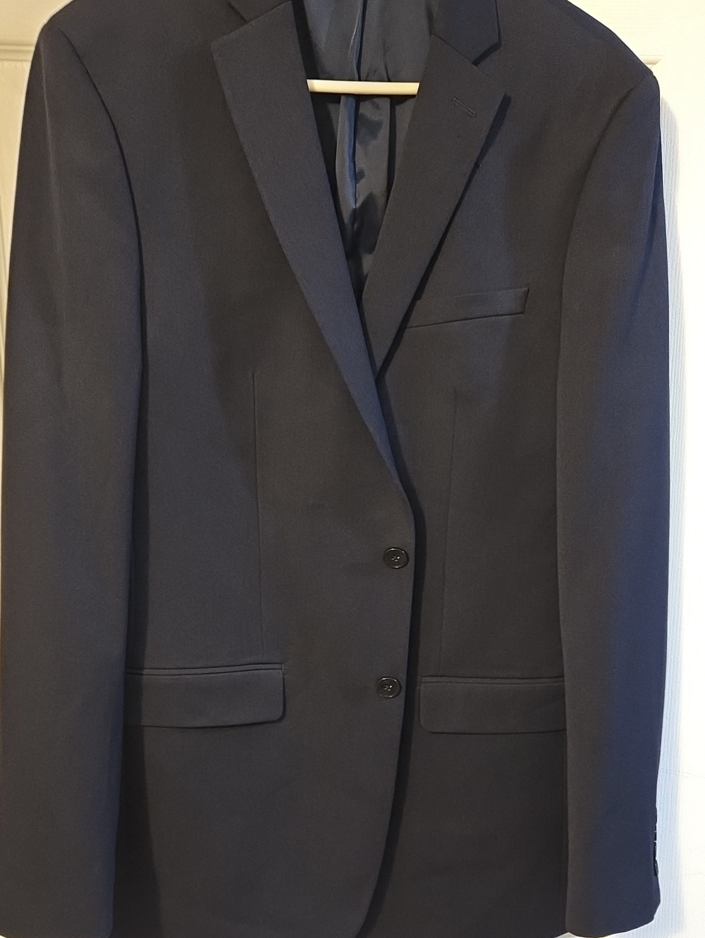 Van Heusen Navy Blue Two-Button Suit Jacket